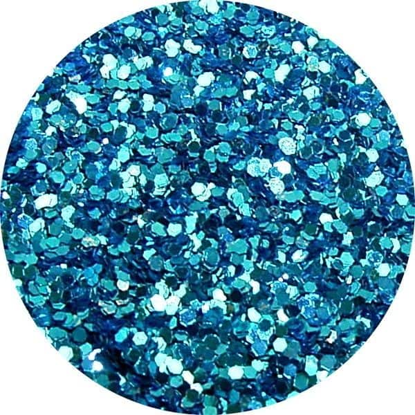 Perfect Nails Medium  Blue Solvent Stable Glitter 0.015Hex