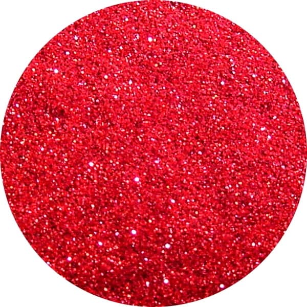 JGL52 - Perfect Nails Warm Red Solvent Stable Glitter 0.004 Square