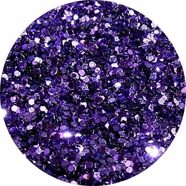 Perfect Nails Purple Solvent Stable Glitter 0.015Hex