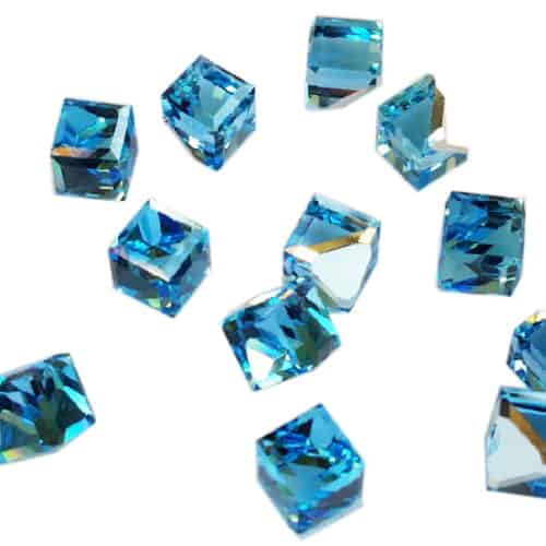 Swarovski Cube – Aquamarine – Specialty
