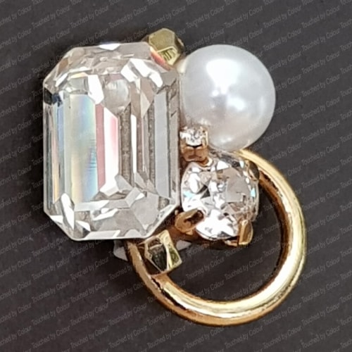 Swarovski Crystal Gold Ring