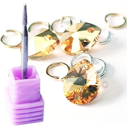 Swarovski Tiny Treasures Metallic Sunshine – Nail Piercing