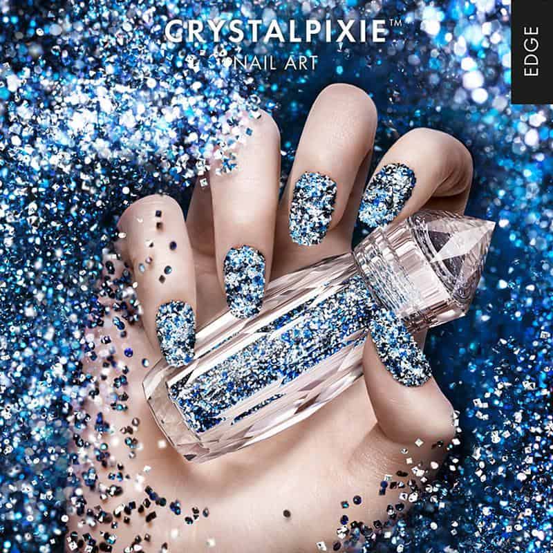 Swarovski crystals pixie aplication. Jumper nail art. Christmas nails -  YouTube