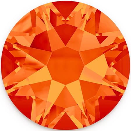 Swarovski Electric Orange – Flat Back