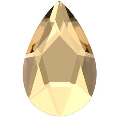 Swarovski Pear - Golden Shadow - Flatback | Beautyworld