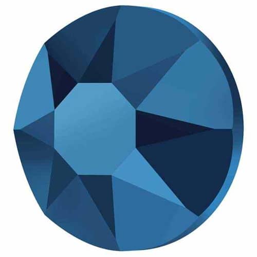 Swarovski Metallic Blue – Flat Back