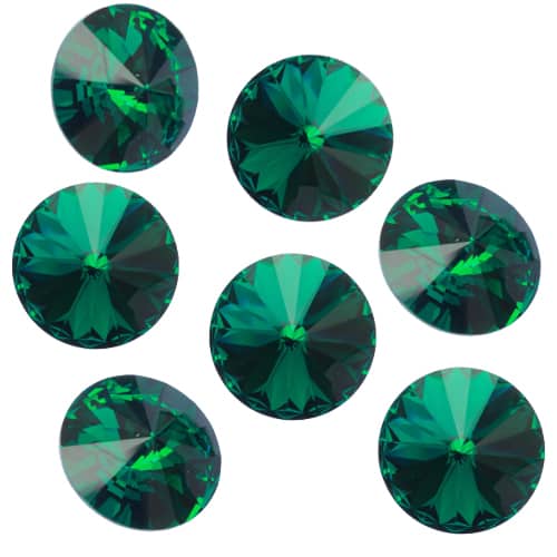 Swarovski Emerald Rivoli – Chaton