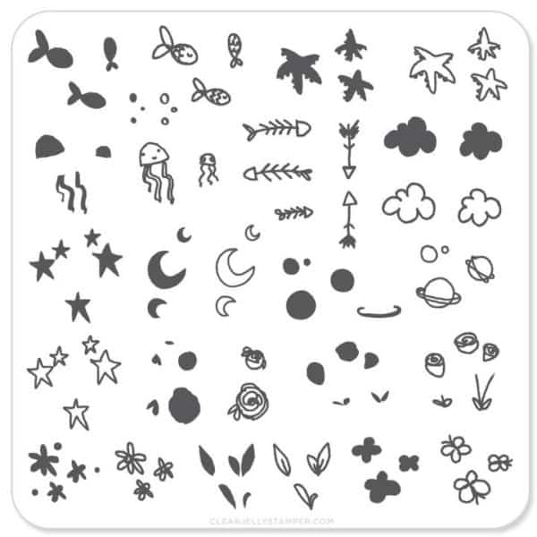MINI Sea and Stars Doodle