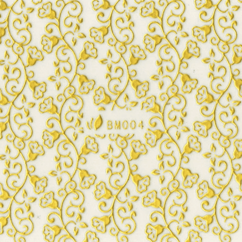 Nail Decal – Gold Pattern #04