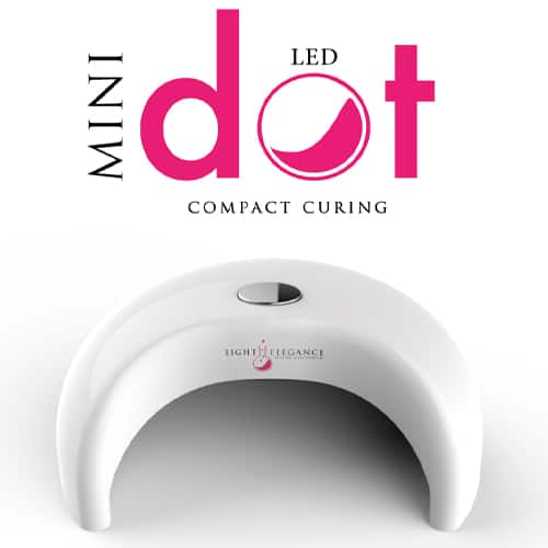 LE MiniDot lamp with adaptor