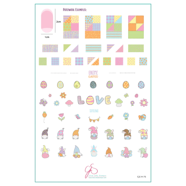 Patterned Easter Gnomes CjSH-75