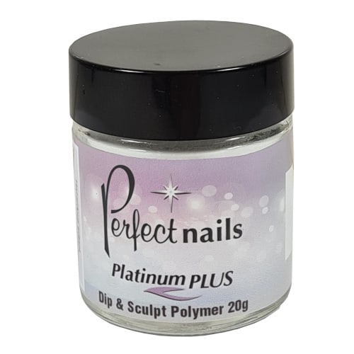 Perfect Nails Platinum Plus Dip and Sculpt Clear Polymer 20g
